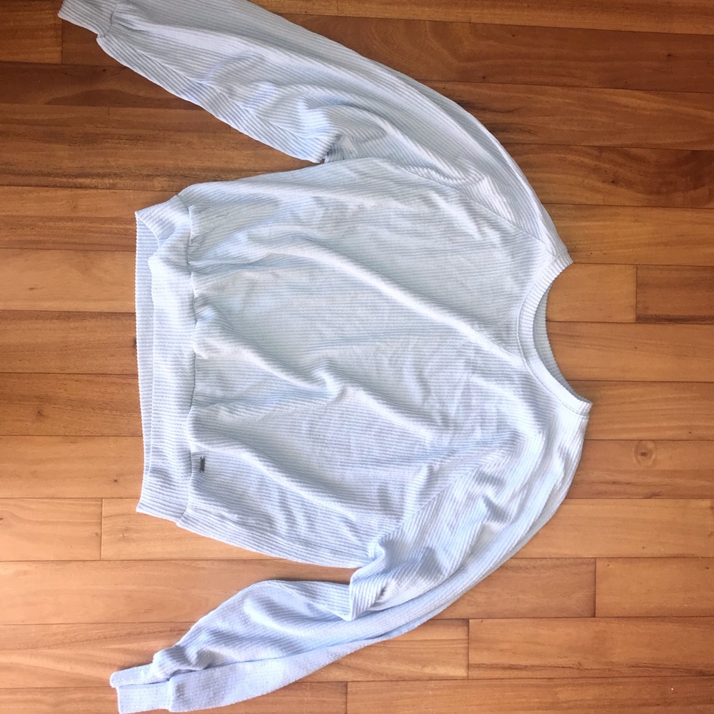 Baby blue Hollister sweater. NWOT - Picture 3 of 3